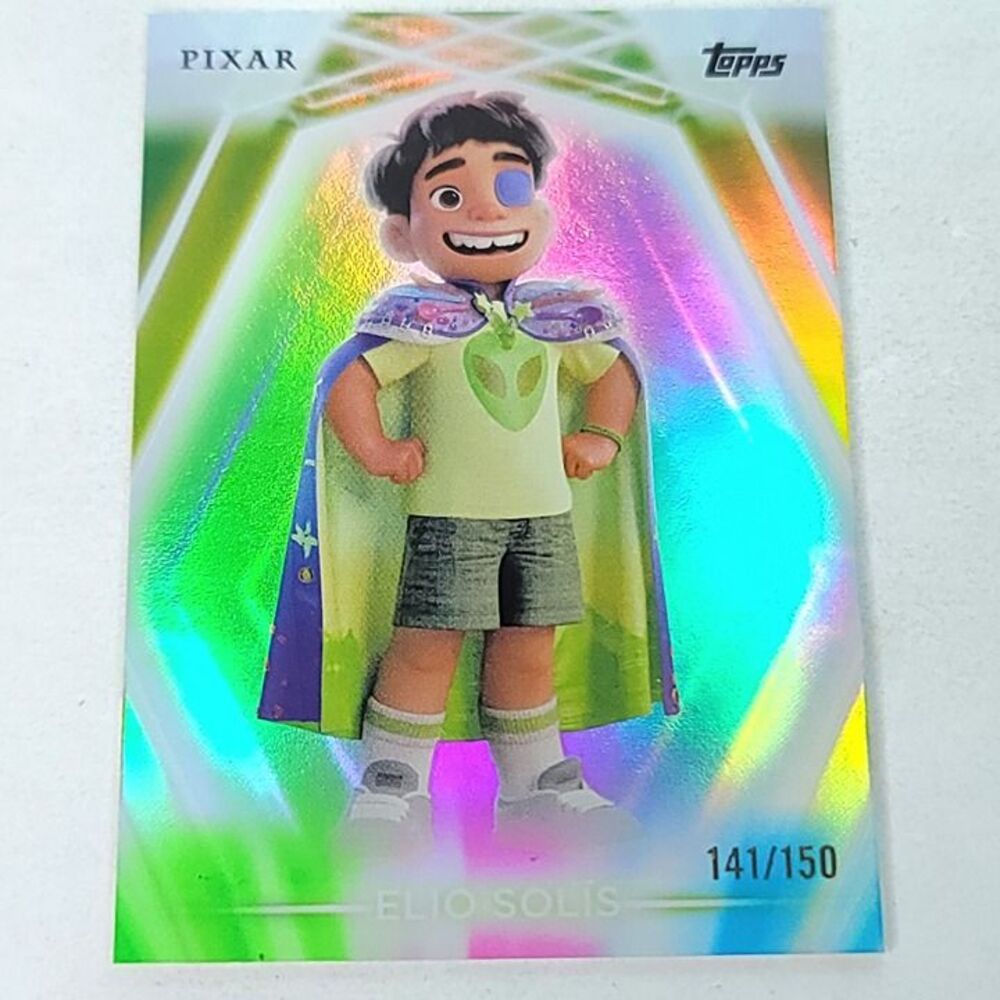 Elio Solis Topps 2026 Disney Neon Holo Parallel Refractor Limited 141/150